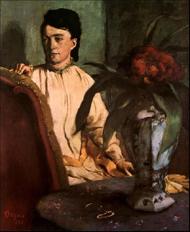 Edgar Degas Seated Woman china oil painting image